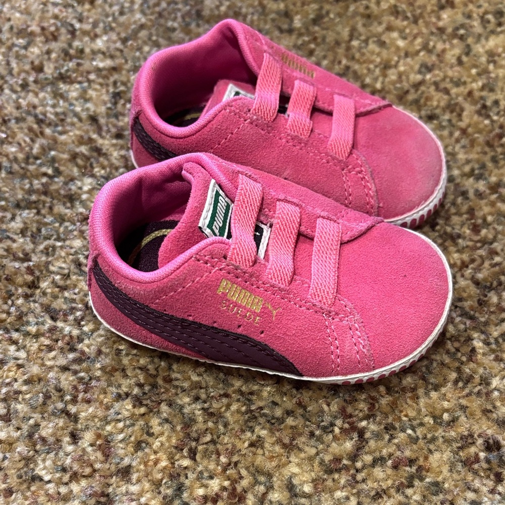 Puma Baby Sneakers in Pink and Black